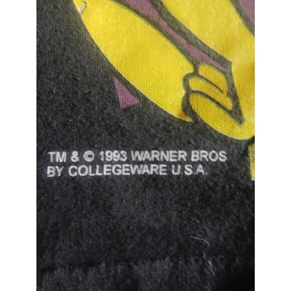Vintage 1993 looney tunes authentic tweety bird tee rare college ware - Picture 4 of 5